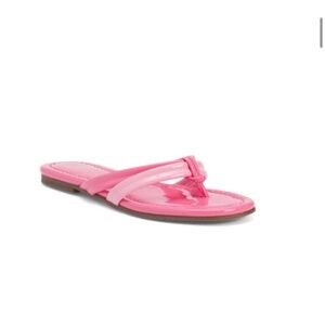 NIB J. McLaughlin Women's Pink Patent Sandals Sz 6.5